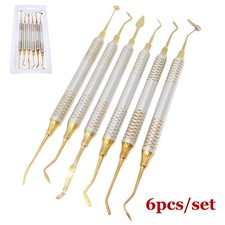 6pcs/set Dental Composite Resin Filling Spatula Repair Restorative Instruments