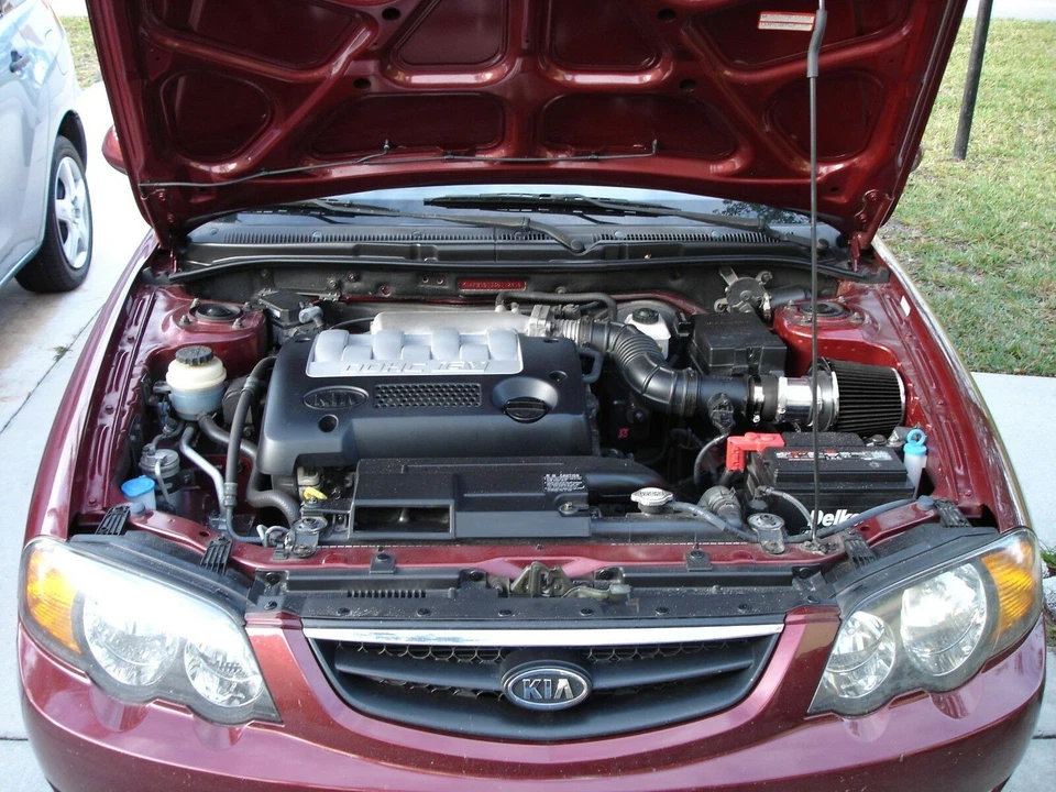 Kit de admisión de aire BCP RW GRIS para Kia Sedona 2002-2005 3,5 L V6 Ram + filtro Foto 2 de 2