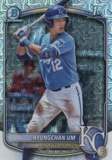 2025 Bowman - Chrome Prospects Hyungchan Um #BCP-119 Mega Box Mojo 1st