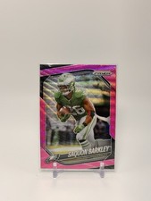 Saquon Barkley 2025 Panini Prizm Pink Wave #298 Philadelphia Eagles