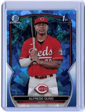 Alfredo Duno (RC) 1st Prospects 2023 Bowman Chrome Sapphire Edition BCP-238