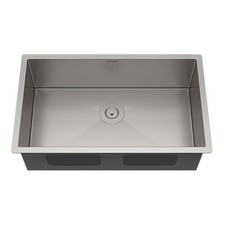 Kitchen Sink, 30 x 18 inch Undermount Kitchen Sink, 16 Gauge Stainless Steel Sin