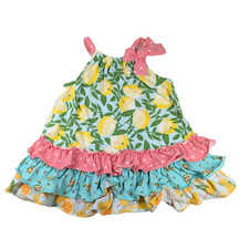 Matilda Jane Brilliant Daydream Freshly Squeezed Girl's Dress Size 2 Mixed Print