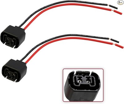PS24W H16 Female Wire Pigtail Fog Light Bulb Connector Pl Size: Ps24w 5202 H16