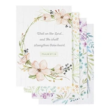 DaySpring - Sympathy - King James Version - 4 Design 4 1/2" x 6 5/8", Multi 