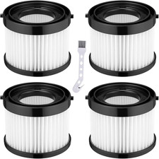 4 Pack 49-90-0160 Vacuum Filters for Milwaukee M18 Compact Vaccum, 0882-20 HEPA