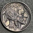 1937d Buffalo nickel, nice original AU+ Condition Coin lots of luster