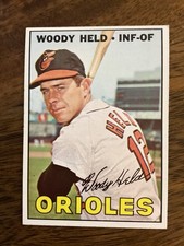 1967 Topps Woody Held Baltimore Orioles Card #251 NM-
