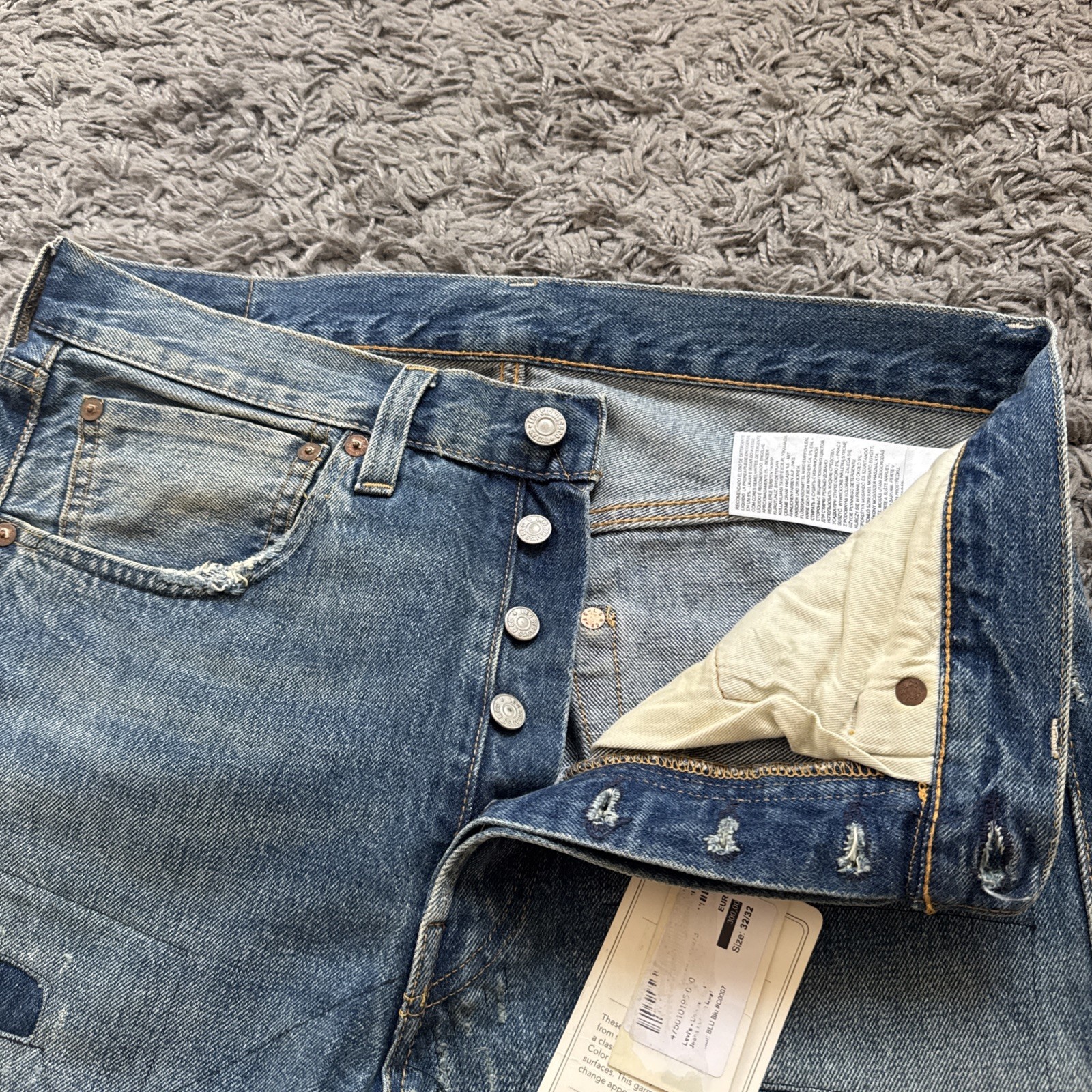 Levi’s Selvedge Denim Jeans 32x32 Rrp £300 image 9