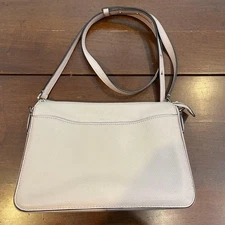 m1214 kate spade Leather Shoulder Bag Pink Light Gray New