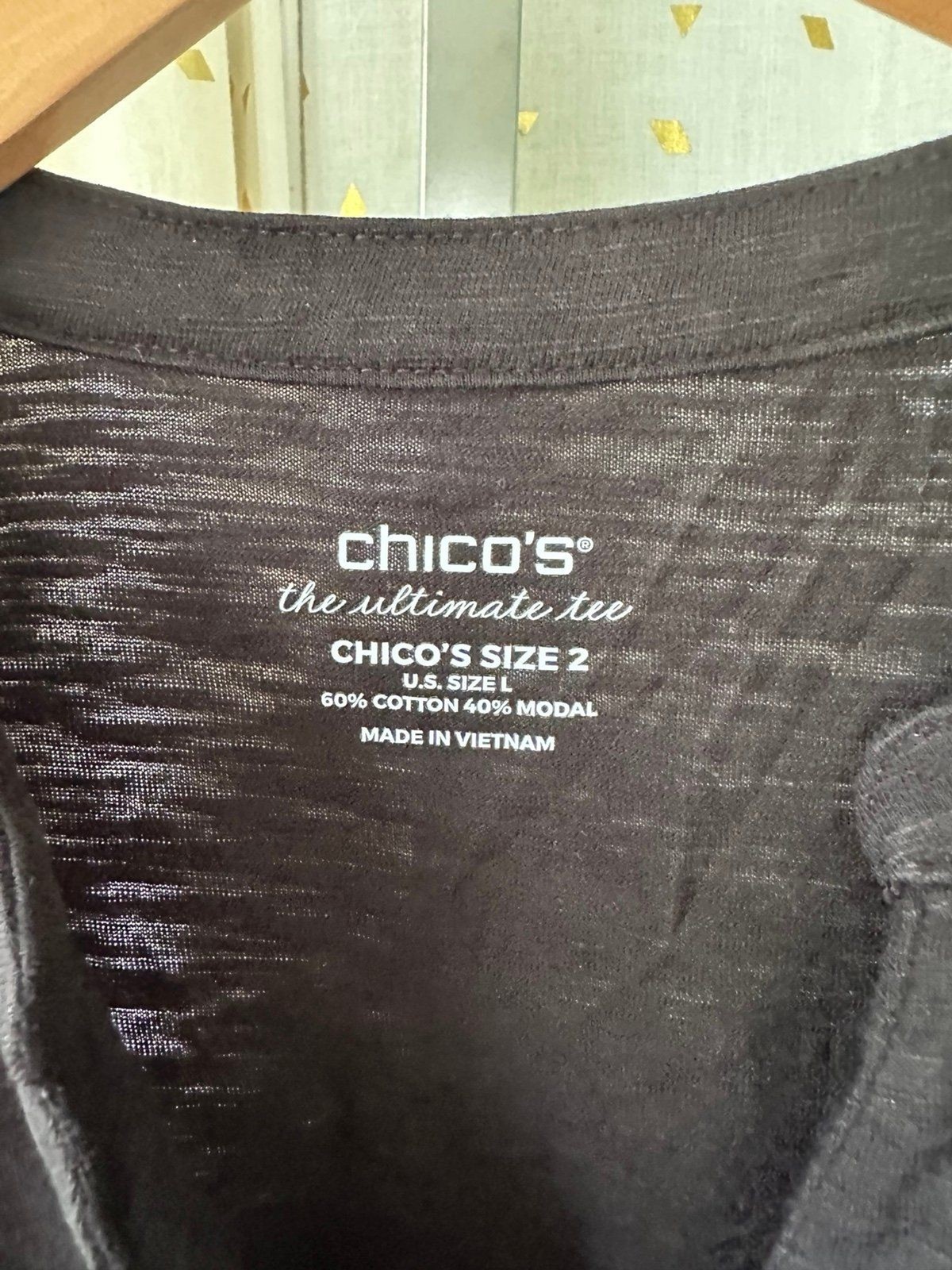 Chico's Ultimate Tee Essential Basic Pullover Spl… - image 4