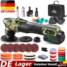 BATOCA S4 Mini Poliermaschine RO DA Exzenterger�t 2x2,5Ah Akku Scheinwerfer Set