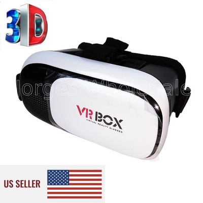 3D Glasses VR Box Headset Google Cardboard Virtual Reality 4.6-6.0 inch