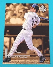 1999 SP Authentic #32 Todd Helton Colorado Rockies BASEBALL Card F7