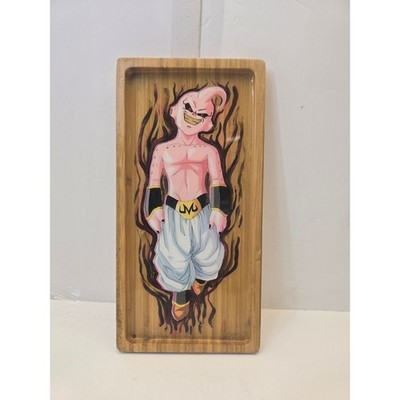 Custom BambooMN Tray with Anime Character Art 12'' x 7'' Bamboo Wood