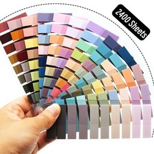 2400S Transparent Colorful Index Memo Pads Self-Adhesive Sticky Notes