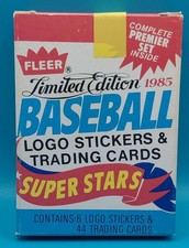 1985 Fleer Limited Edition Superstar Baseball Factory Set - 44 cards, 6 stickers