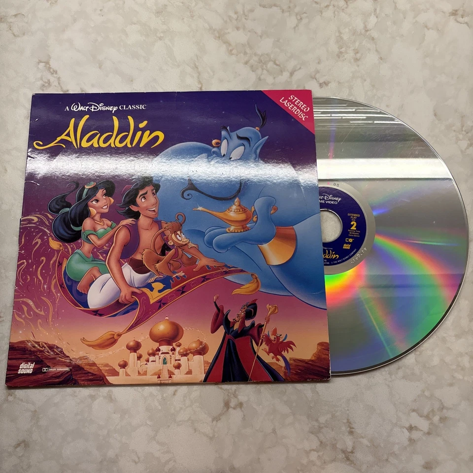 Aladdin Laserdisc A Walt Disney Classic Stereo Digital Sound Cartoon - Image 3 of 4