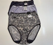 NWT Vanity Fair Illumination Brief Panty 13109 Size 6 M  3 Pairs