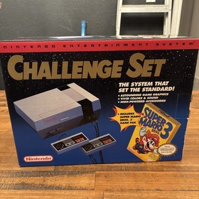 Nintendo NES Console Challenge Set con 4 giochi - Super Mario Dr Mario Rampage