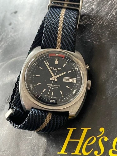 Seiko Bell-Matic 4006-6031 automatic 70's vintage alarm watch, serviced, vgc