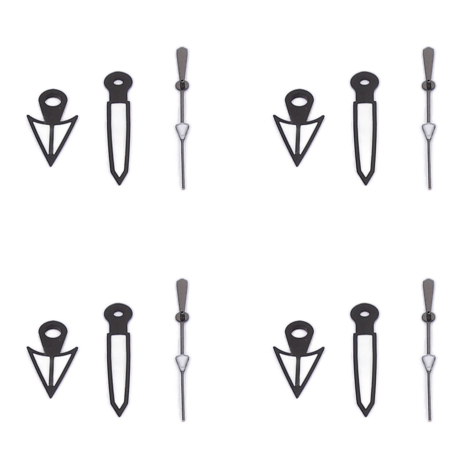 10pcs Set Watch Pointer Watch Hands Hour Minute Second Luminous Watch Moveme