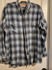 90's McGregor Classics Plaid Flannel Shirt XL  FLAWS  look at pictures.