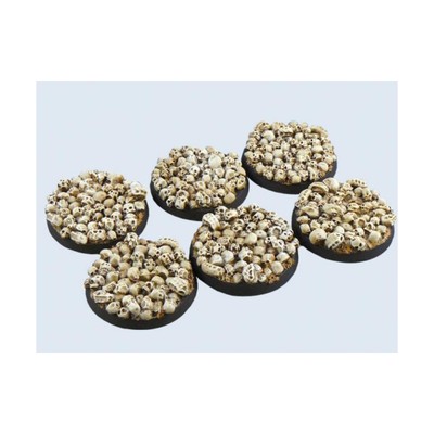 Micro Art Mini Base Skulls 40mm Skull - Round Bases Pack New