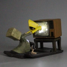 Little Nightmares 2 Anime Figurine Six Figure Mono Action Figure Game Toys