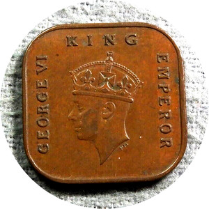 elf Malaya  1/2 Cent 1940  George VI  World War II