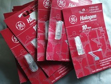 GE Quartz 10 Type T replacement Lamp package, 10 Lightbulbs Total New Sealed