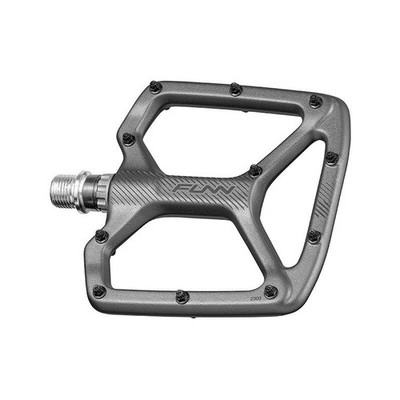 Pedale Python Aluminium Grau 100x110x10,5mm 305901230 Funn Pedale Fahrrad MTB