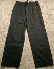 NWT Gap Easy Pants Womens Size Small Black Straight Leg Mid Rise Elastic Waist