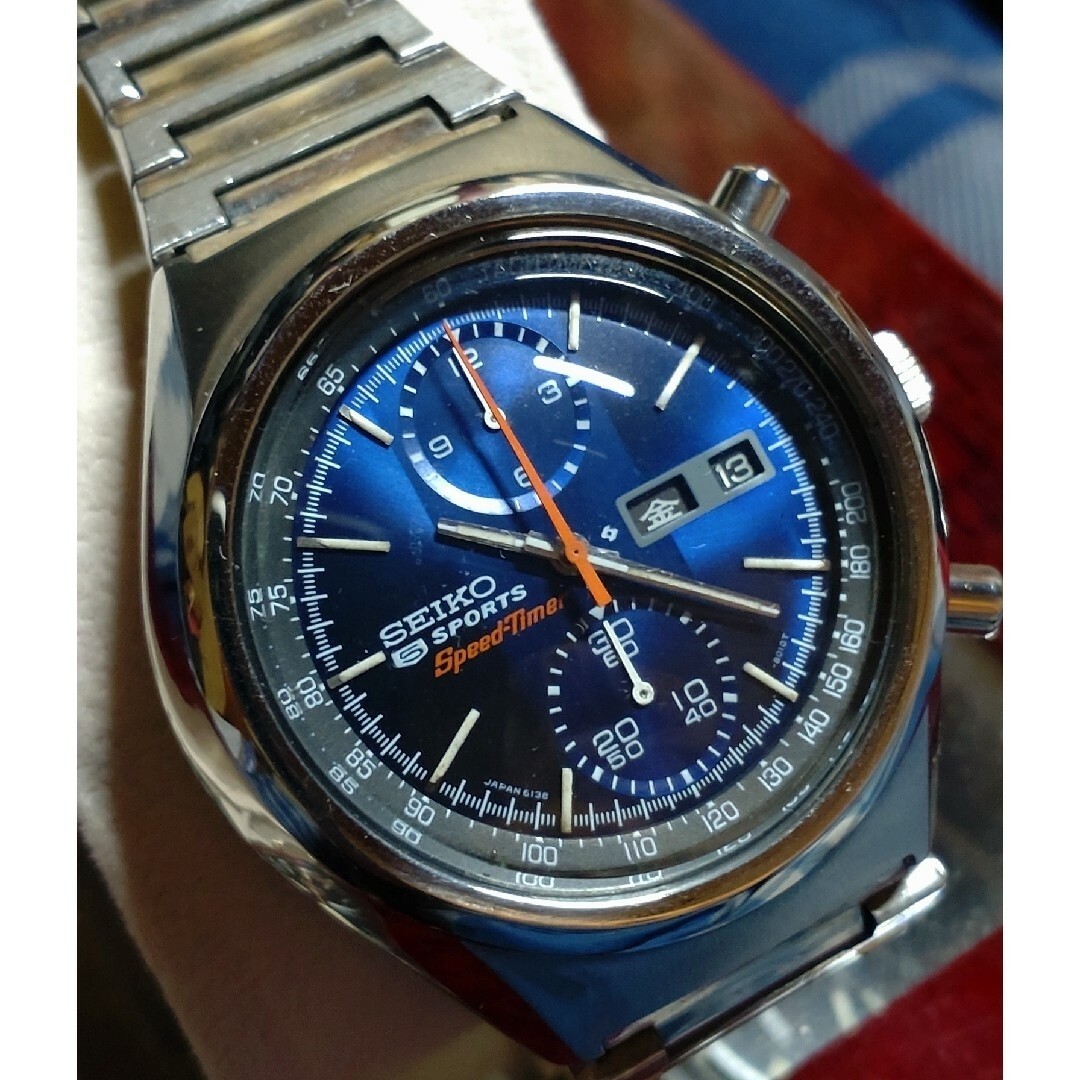 Rare Seiko Speedtimer 6138-8010 “Holy Grail” 1972 Vintage Working Chronograph