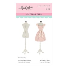 Spellbinders by Frank Garcia "COUTURE DRESSFORM"Cutting Dies S2-472 MSRP 12
