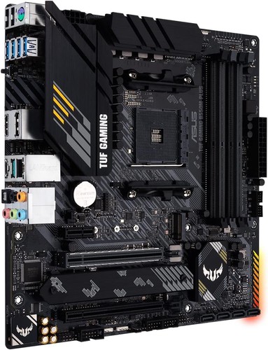 ASUS TUF Gaming B550M-PLUS, AMD B550 (Ryzen AM4) Micro ATX Motherboard (PCIe 4.0 - Imagen 3 de 10