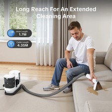 Lubluelu V8 800W Hot Water Carpet Cleaner – 15kPa Suction & 60°C Deep Cleaning
