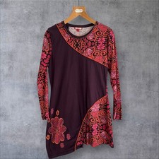 Joe browns Mix It Up Orange & Brown Tunic long sleeve Dress in size 14