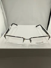 Easy Twist Turbo Flex ET926 EyeglassFrames Black 56-19-145 NWT