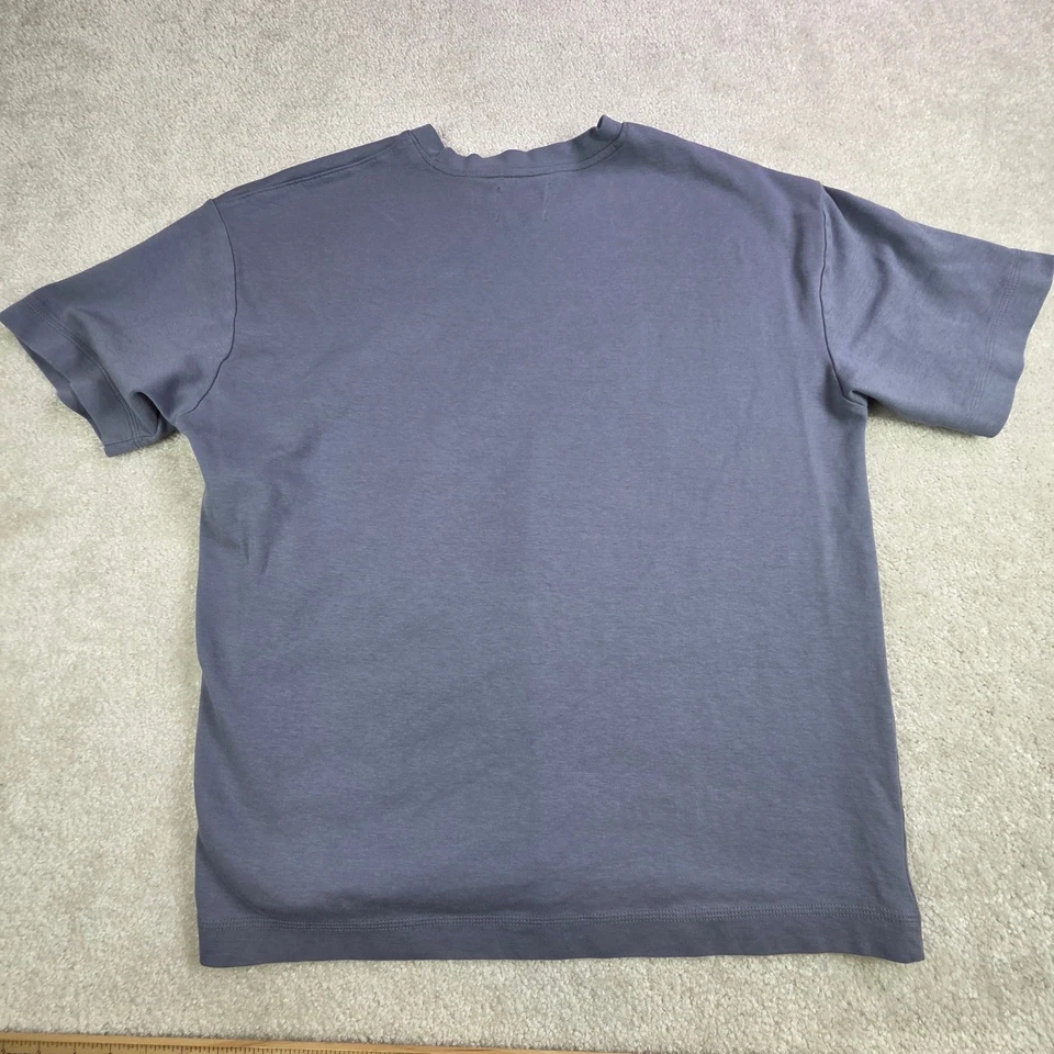 Public Supply NYC Hombre Camiseta Grande Gris Algodón Estilo Grande P967100DBR7 Foto 2 de 4