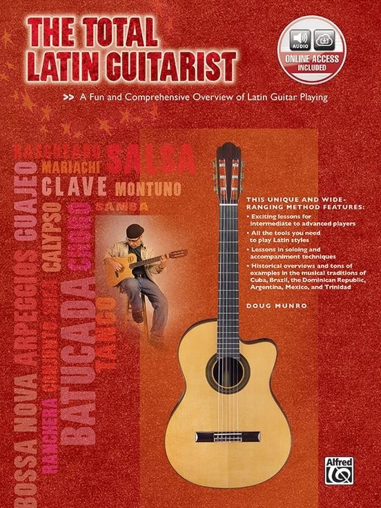 The Total Latin Guitarist Guitar Book & Online Audio By Doug Munro Jazz
