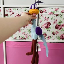 Vintage Warner Bros Road Runner Looney Tunes Plush Soft Toy Play By Play Bird 🩵