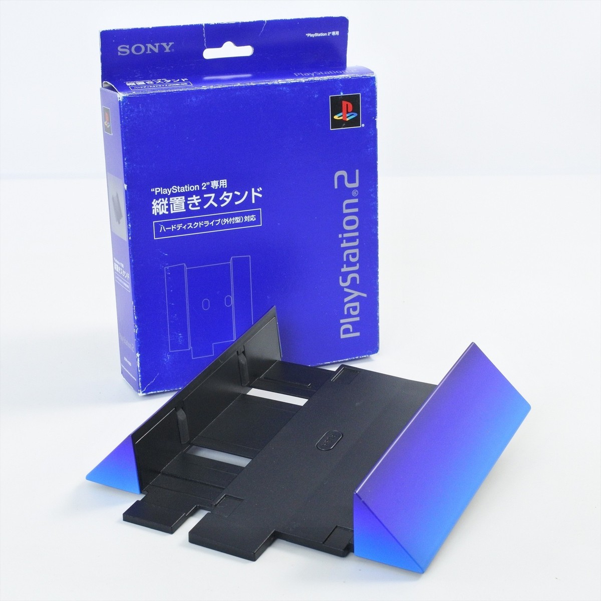 プレイステーション2 SONY Playstation 2 Official Stand Boxed Blue SCPH-10220 JAPAN Game