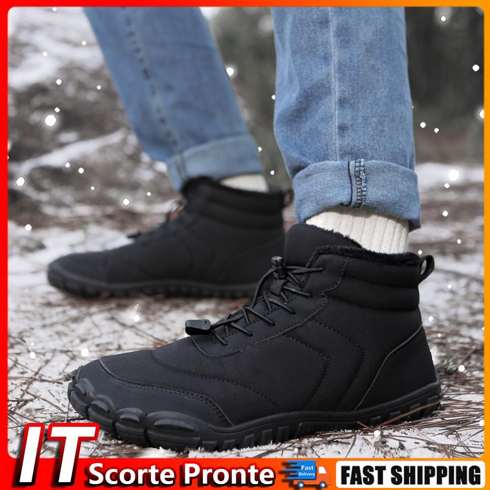 KEEN Scarponi da neve invernali Scarpe da trekking impermeabili a piedi nudi per arra