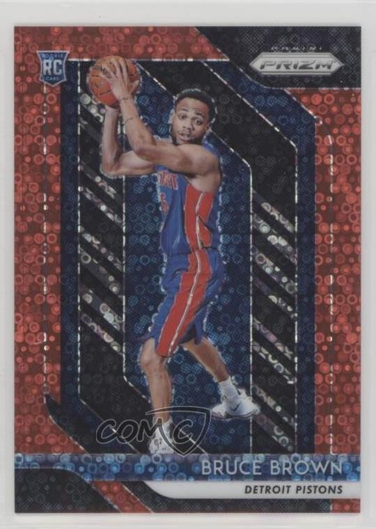 2018-19 Panini Prizm Fast Break Red Prizm 30/125 Bruce Brown #132 14cm