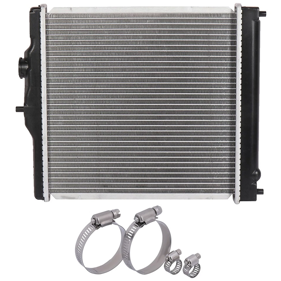 PICKOOR Radiator 1290 with Universal Oil Hose Clamps Kit for 1997-2000 Acura EL - Image 2 of 4