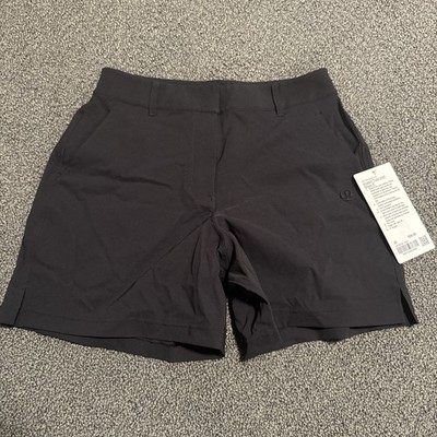 Lululemon Women's Stretch Twill Golf 5  Short Black Size 26 New
