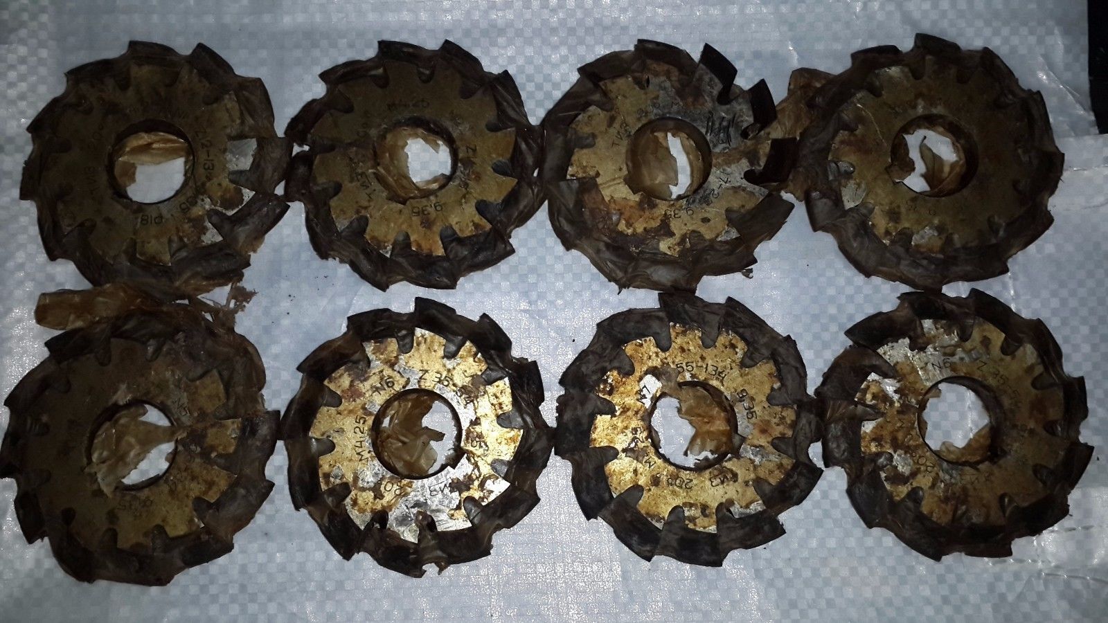 INVOLUTE GEAR CUTTER SET M4,25 PA (20 degrees) HSS 8PCS USSR NEW!!! eBay