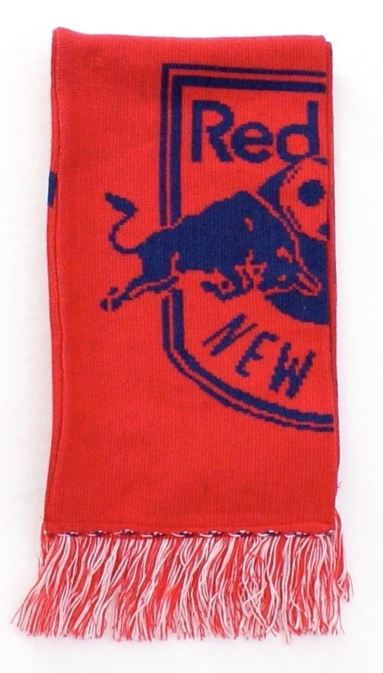 Adidas Reversible New York Red Bulls Rojo Abanico Bufanda Adulto Unisex Nuevo con Etiquetas Foto 2 de 4