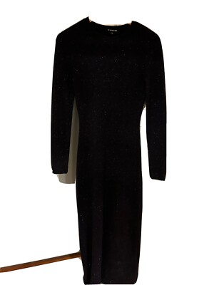 Whistles Annie Sparkle Knit Dress, Navy, Size 8 | eBay UK